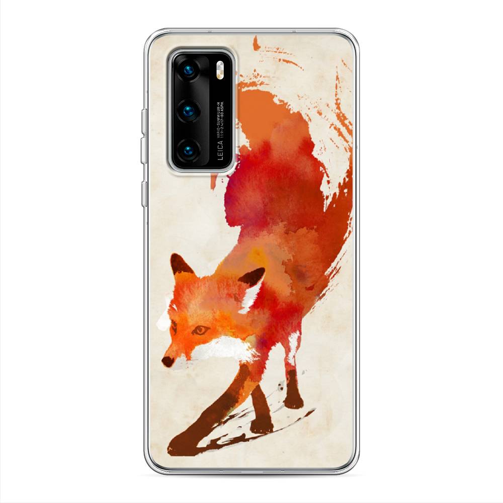 

Чехол Awog на Huawei P40 "Лиса", Оранжевый, 610850-10