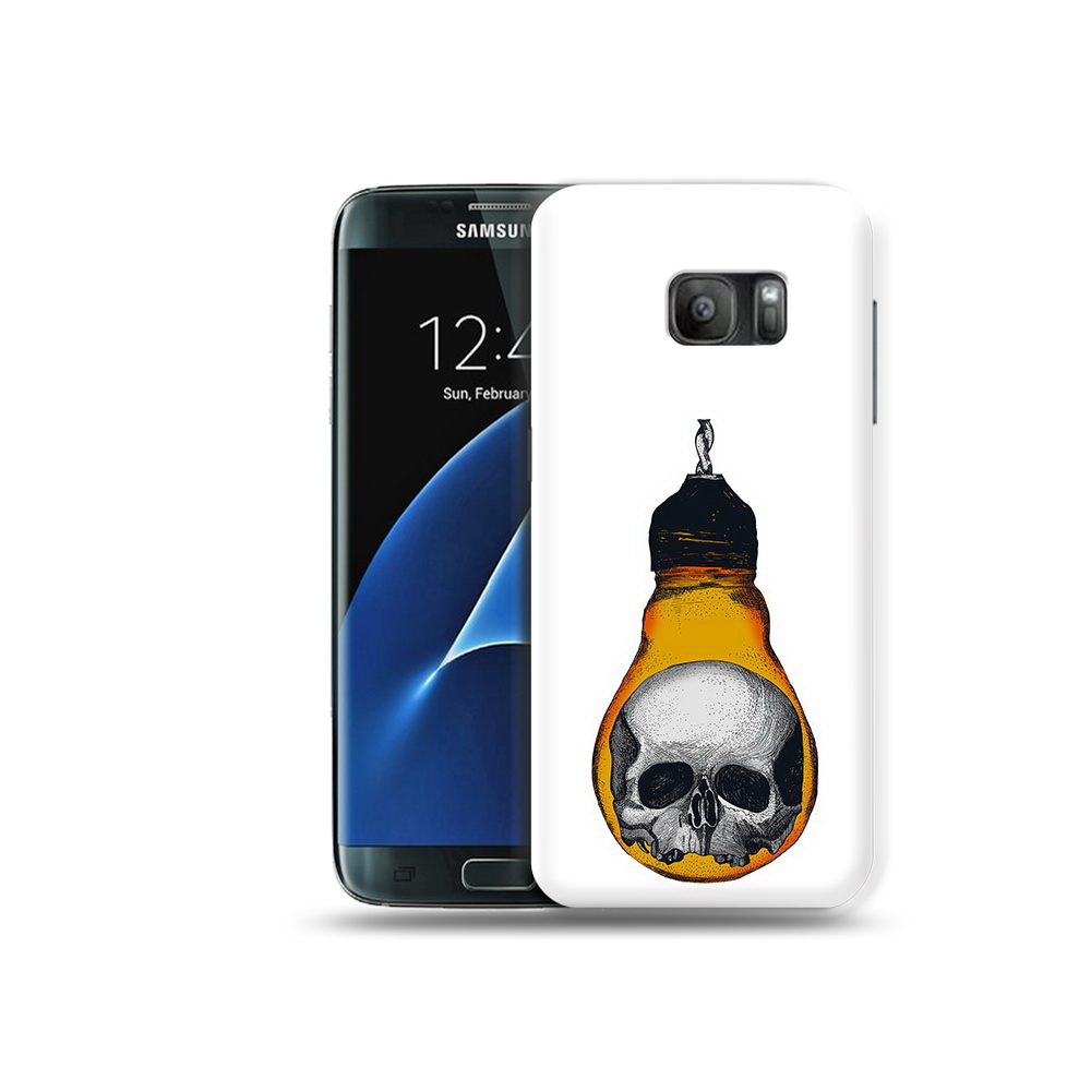 

Чехол MyPads Tocco для Samsung Galaxy S7 череп в лампочке, Прозрачный, Tocco