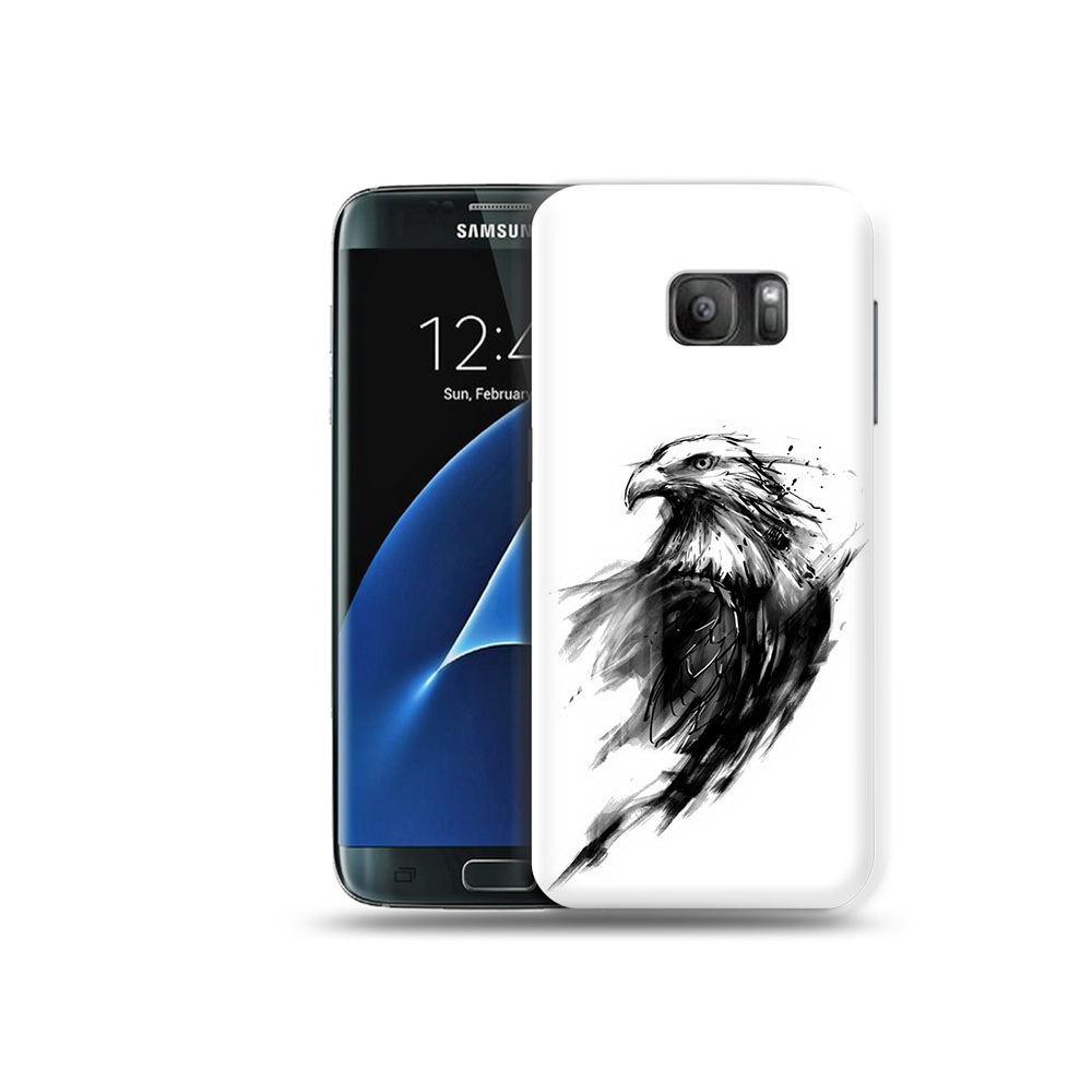 

Чехол MyPads Tocco для Samsung Galaxy S7 чб птица, Прозрачный, Tocco