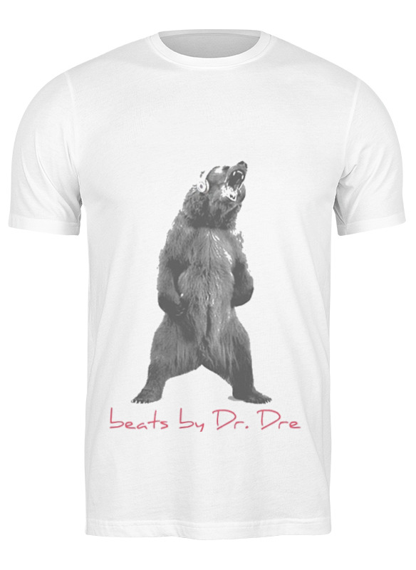 

Футболка мужская Printio Beats by dre футболка белая L, Белый, Beats by dre футболка