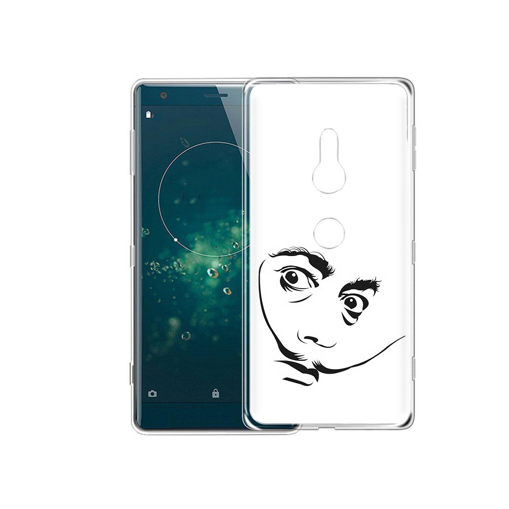 

Чехол MyPads Tocco для Sony Xperia XZ2 мужчина с длинными усами, Прозрачный, Tocco