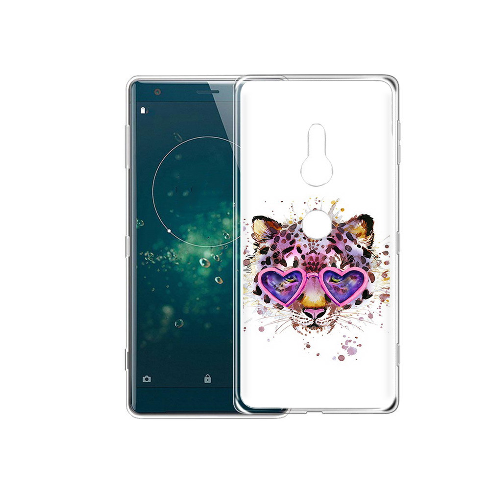 

Чехол MyPads Tocco для Sony Xperia XZ2 модный леопард, Прозрачный, Tocco