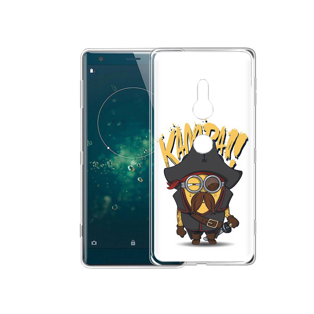 

Чехол MyPads Tocco для Sony Xperia XZ2 миньон пират, Прозрачный, Tocco
