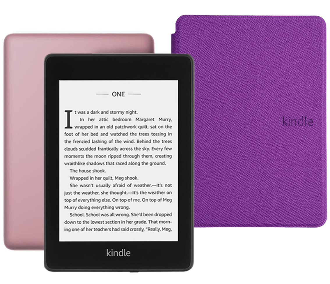 Amazon Kindle PaperWhite 2018 8Gb Special Offer Plum + обложка Purple