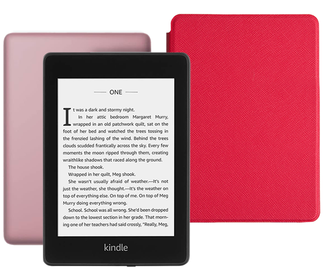 Amazon Kindle PaperWhite 2018 8Gb Special Offer Plum + обложка Red