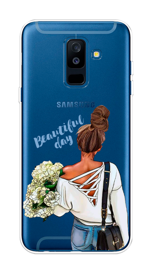 

Чехол Awog на Samsung Galaxy A6 + "Beautiful day vector", Коричневый;белый;зеленый, 26050-6