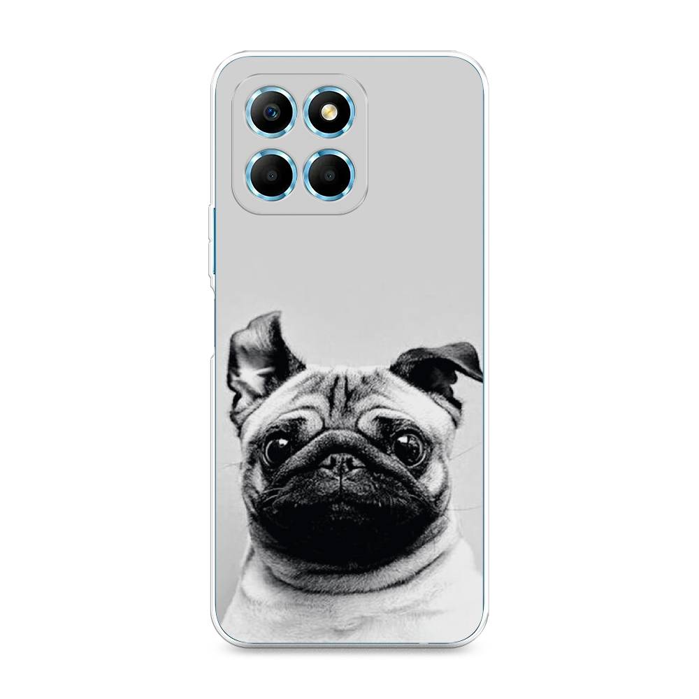 

Чехол Awog 6120250-1 для Honor X6s "Ушастый мопс", Серый, 6120250-1