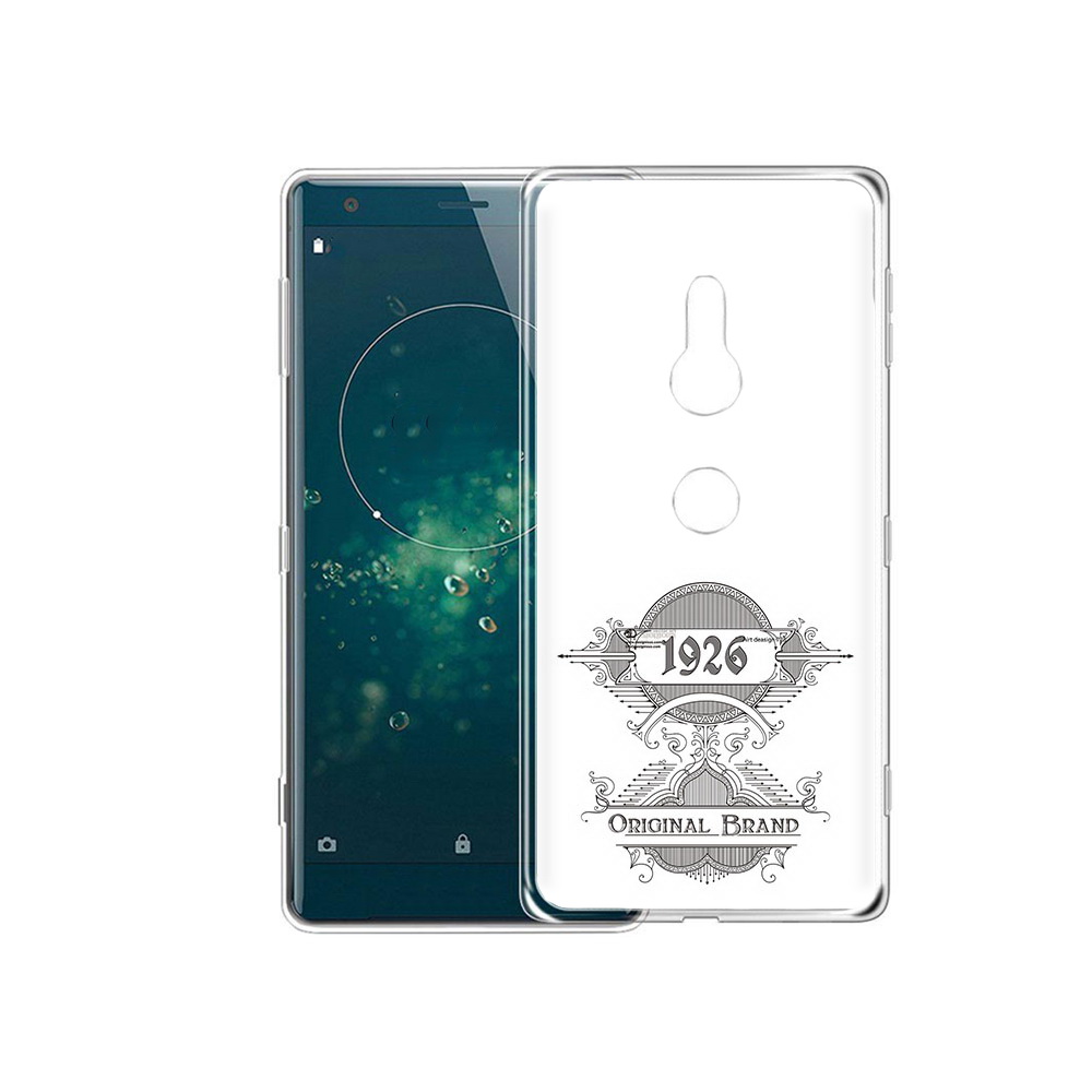 

Чехол MyPads Tocco для Sony Xperia XZ2 логотип черно белый, Прозрачный, Tocco