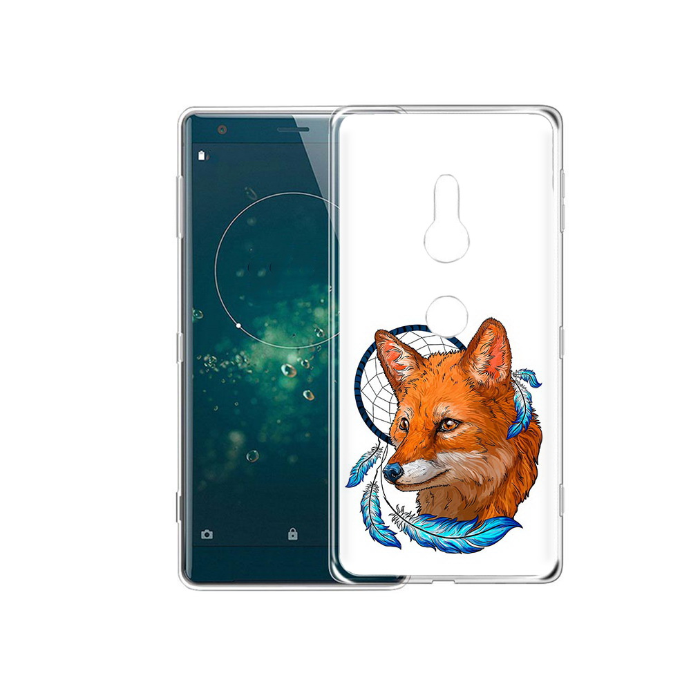 

Чехол MyPads Tocco для Sony Xperia XZ2 лиса и ловец снов, Прозрачный, Tocco