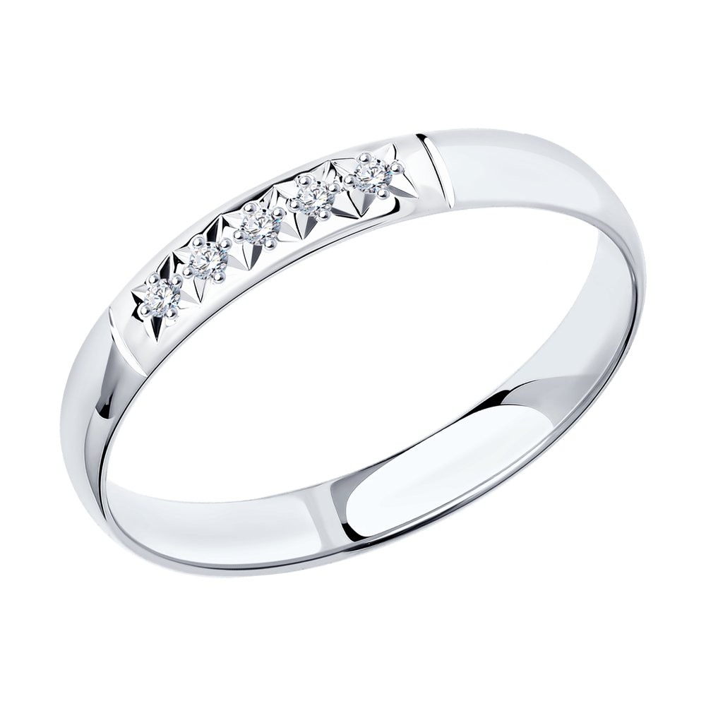 

Кольцо из золота р. 19,5 SOKOLOV Diamonds 1110168-3, бриллиант, 1110168-3