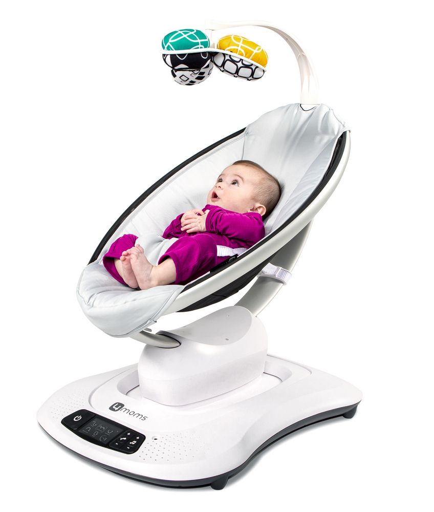 фото Электронные качели 4moms mamaroo 4 серебро