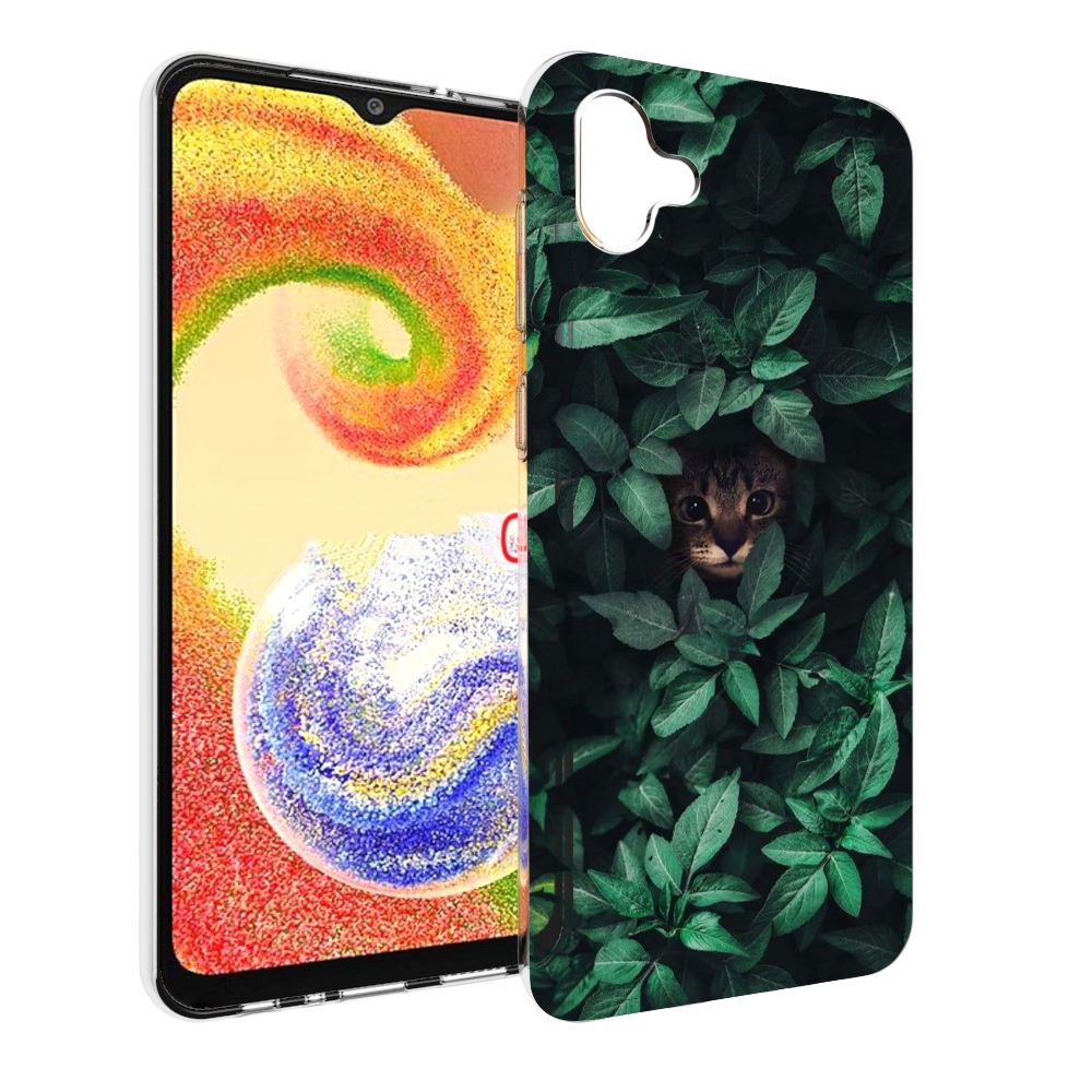 

Чехол MyPads котенок в листьях для Samsung Galaxy A04, Прозрачный, Tocco