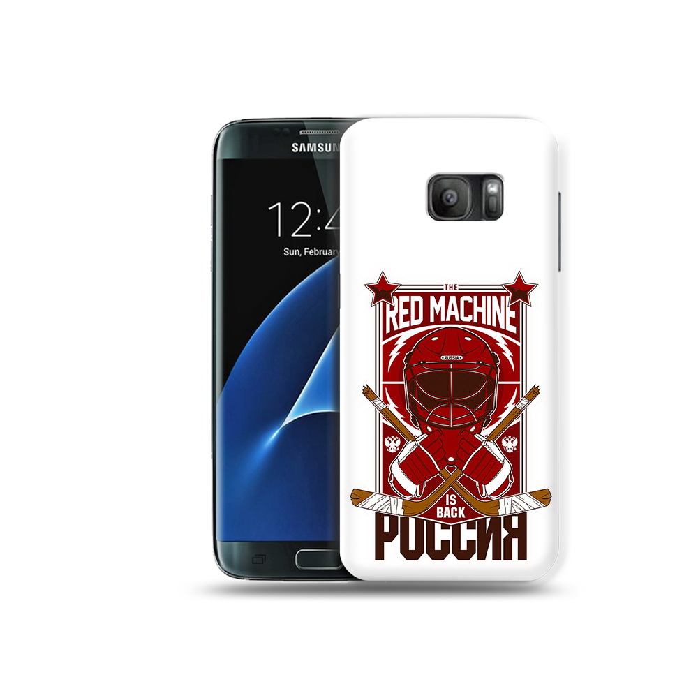 

Чехол MyPads Tocco для Samsung Galaxy S7 хоккей россия, Прозрачный, Tocco