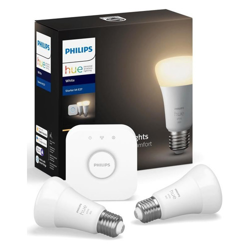 

Умная лампа Philips Hue Starter Kit E27 9Вт 806lm (упак.:2шт) (929001821619)