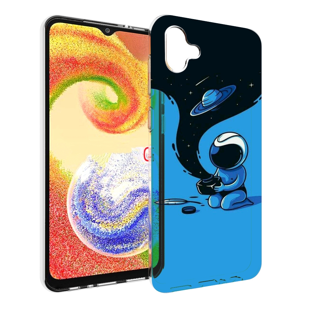 

Чехол MyPads космос из черной краски для Samsung Galaxy A04, Прозрачный, Tocco