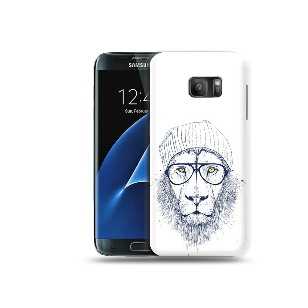 

Чехол MyPads Tocco для Samsung Galaxy S7 хиппи лев, Прозрачный, Tocco