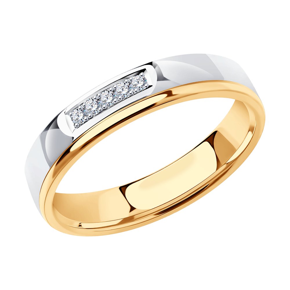 

Кольцо из золота р. 18,5 SOKOLOV Diamonds 1110155, бриллиант, 1110155