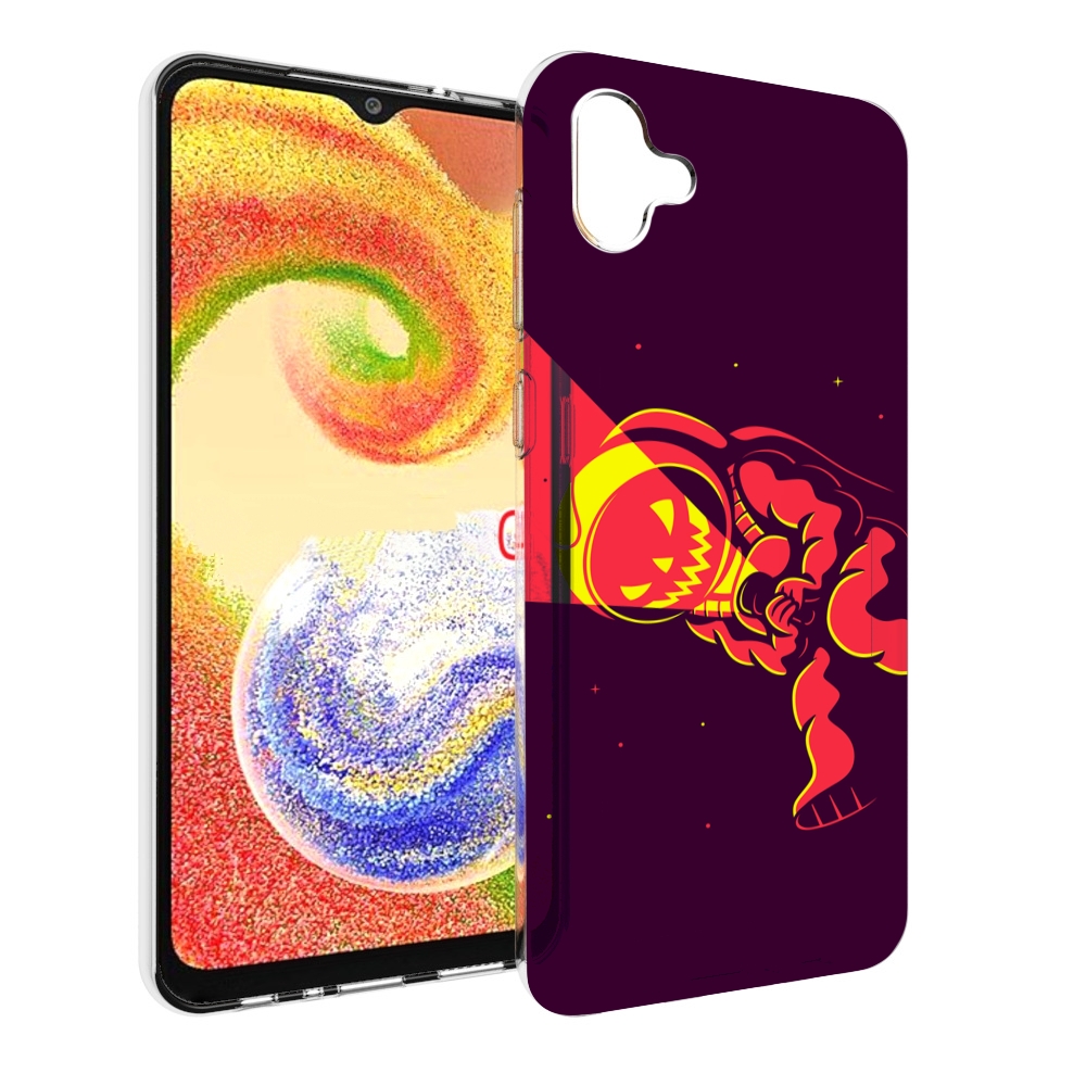 

Чехол MyPads космонавт-в-хеллуин для Samsung Galaxy A04, Прозрачный, Tocco
