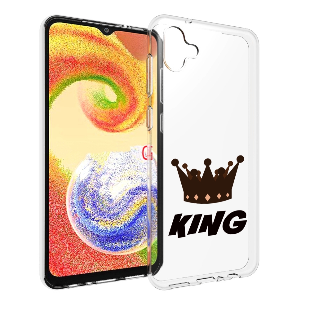 

Чехол MyPads корона-короля-черный для Samsung Galaxy A04, Прозрачный, Tocco