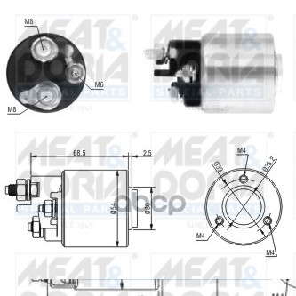 

MEAT DORIA 46113 Втягивающее реле стартера