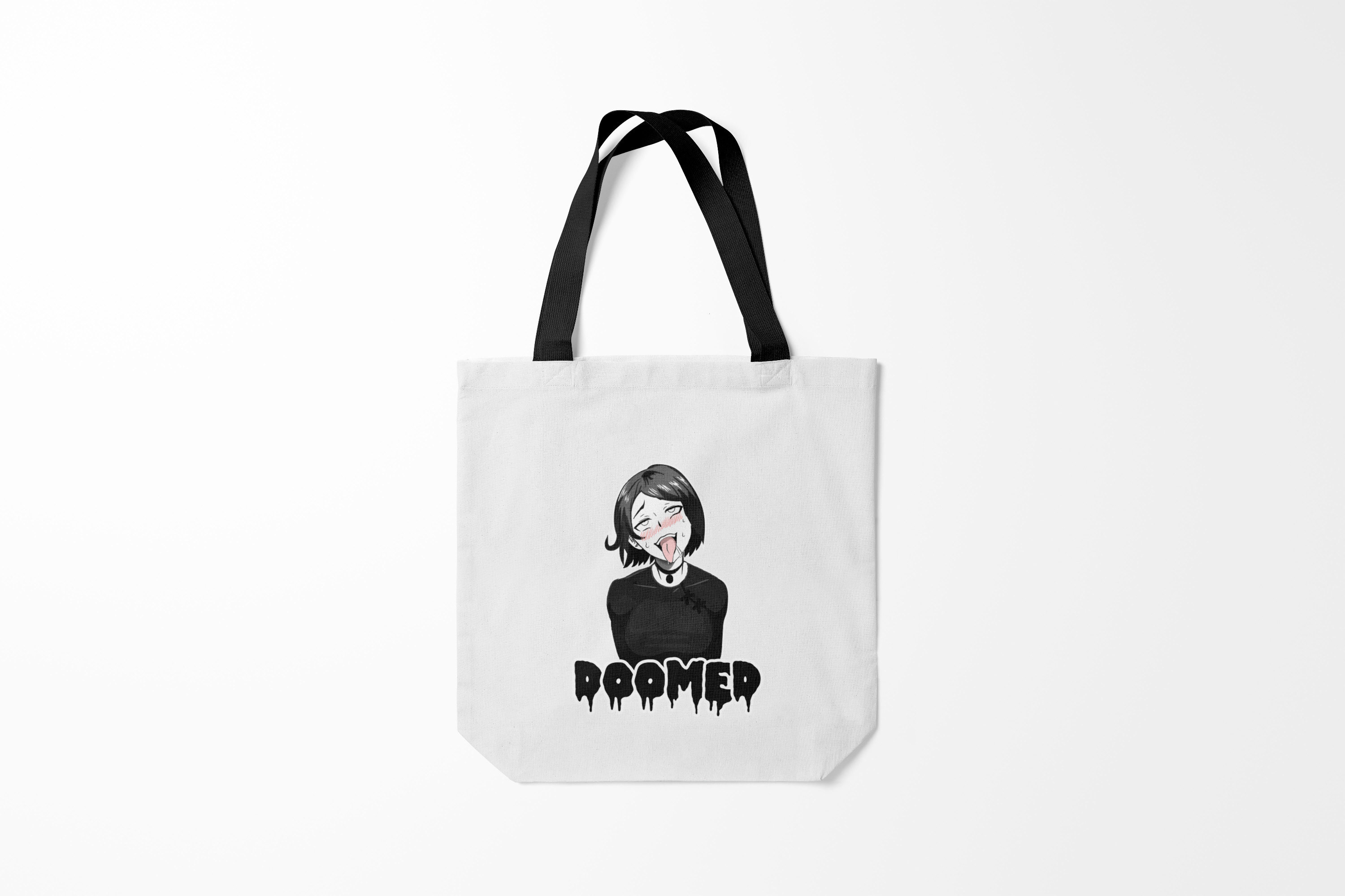 

Сумка шoппер унисекс Burnettie Doomer girl, белый, Doomer girl