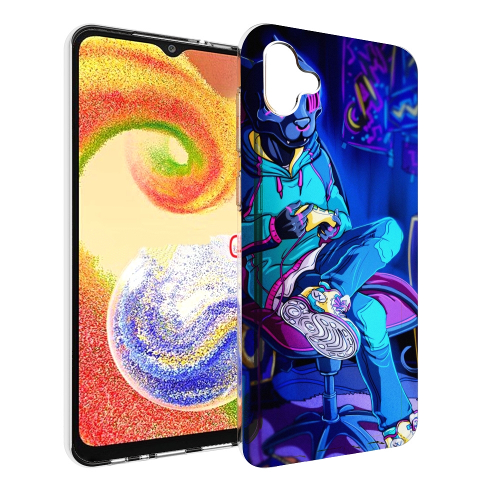 

Чехол MyPads киберпанк игрок для Samsung Galaxy A04, Прозрачный, Tocco