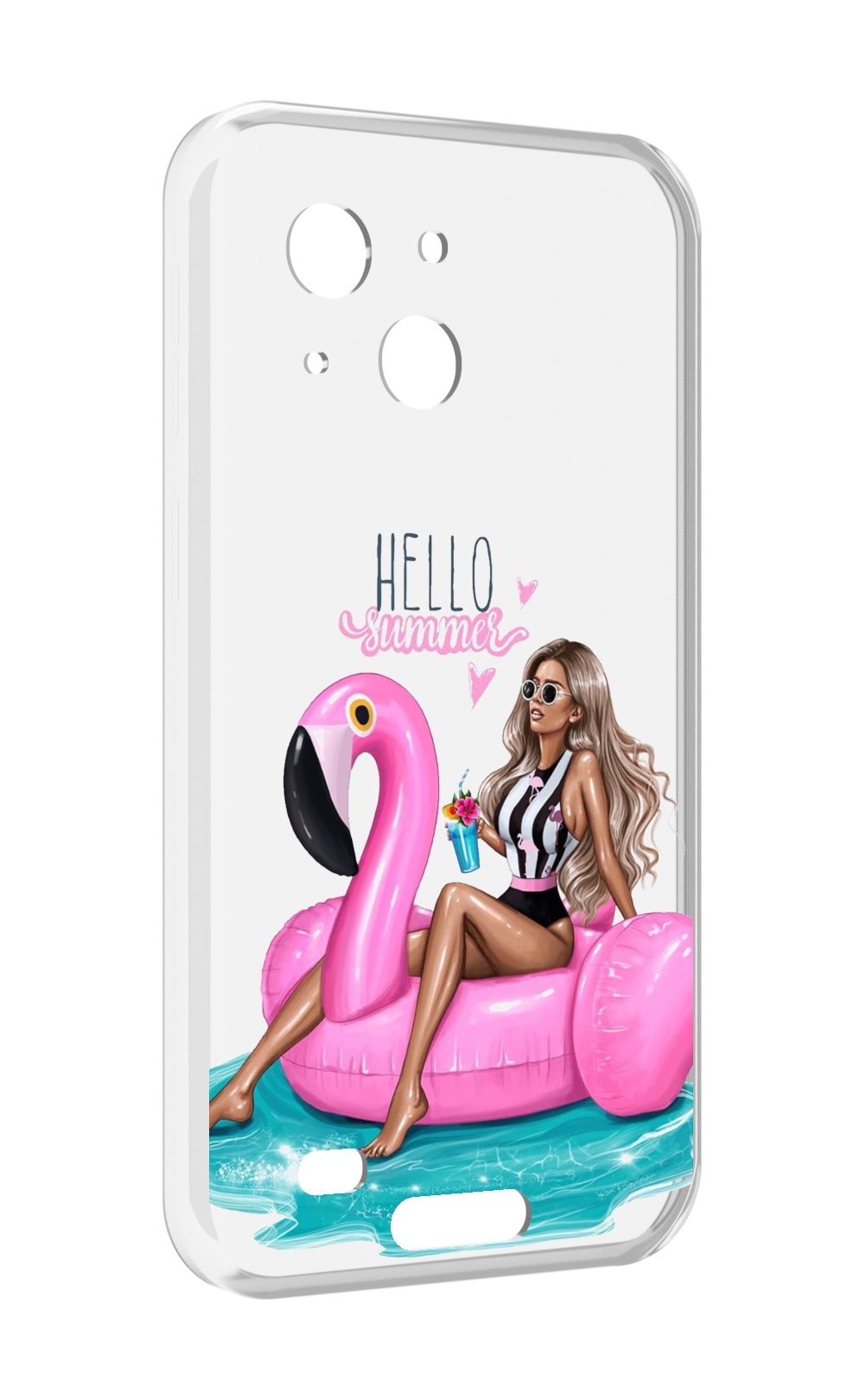 

Чехол MyPads Hello-summer для Oukitel WP20 / WP20 Pro, Прозрачный, Tocco