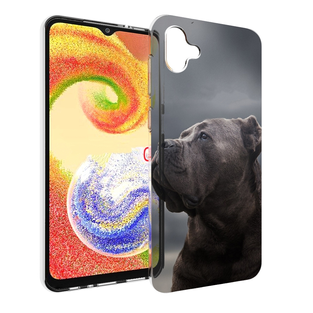

Чехол MyPads кане корсо для Samsung Galaxy A04, Прозрачный, Tocco