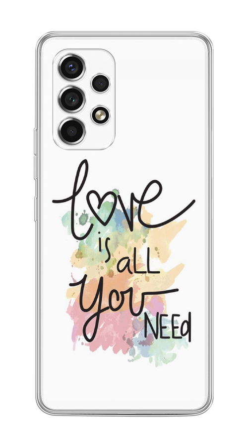 

Чехол на Samsung Galaxy A53 5G "Love is all you need", 2104550-1
