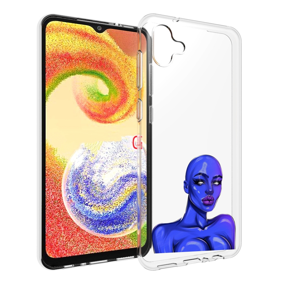 

Чехол MyPads инопланетянка для Samsung Galaxy A04, Прозрачный, Tocco