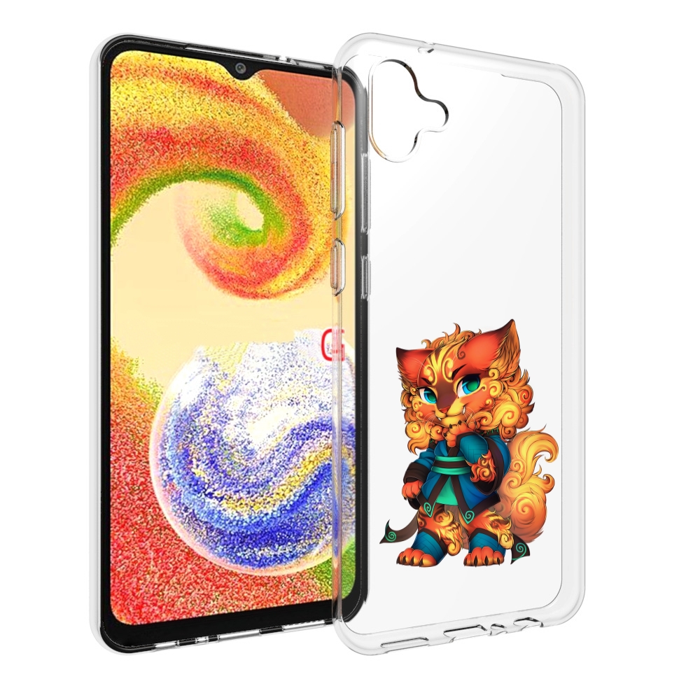 

Чехол MyPads золотой-кот для Samsung Galaxy A04, Прозрачный, Tocco