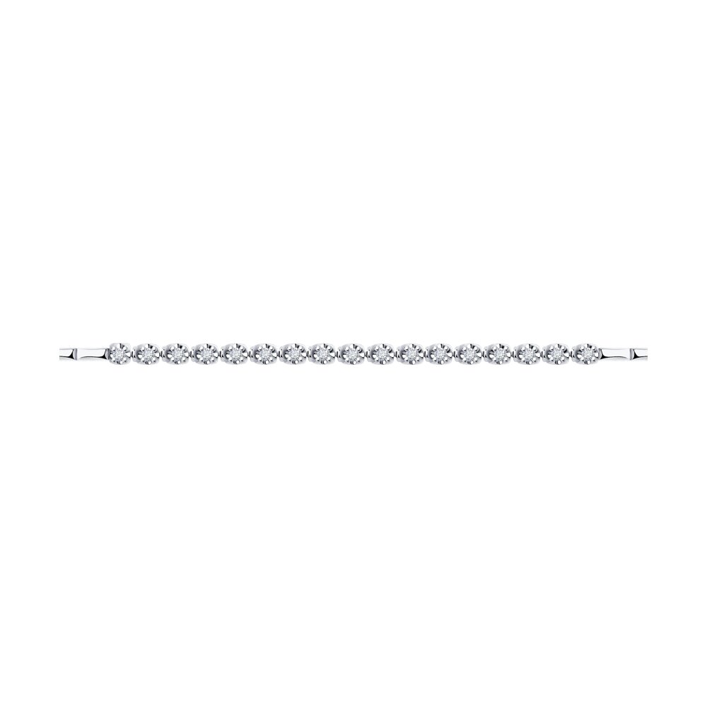 

Браслет из золота р.  SOKOLOV Diamonds 1050224-3, бриллиант, 1050224-3