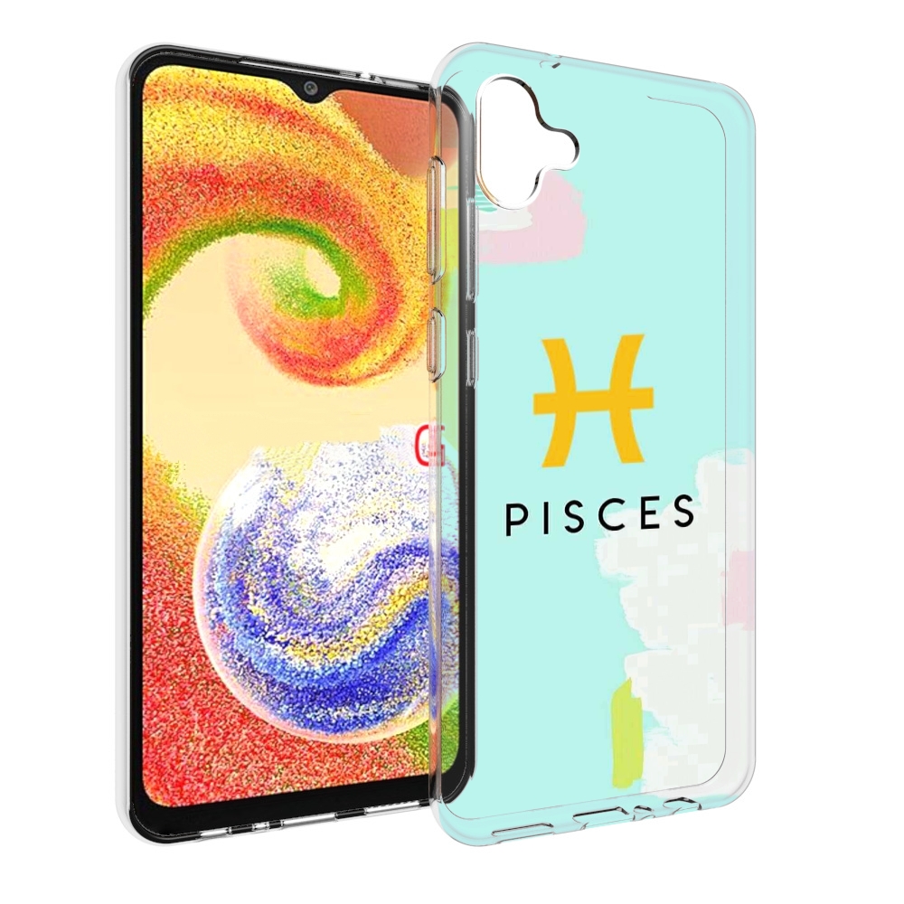 

Чехол MyPads знак-зодиака-рыбы-2 для Samsung Galaxy A04, Прозрачный, Tocco