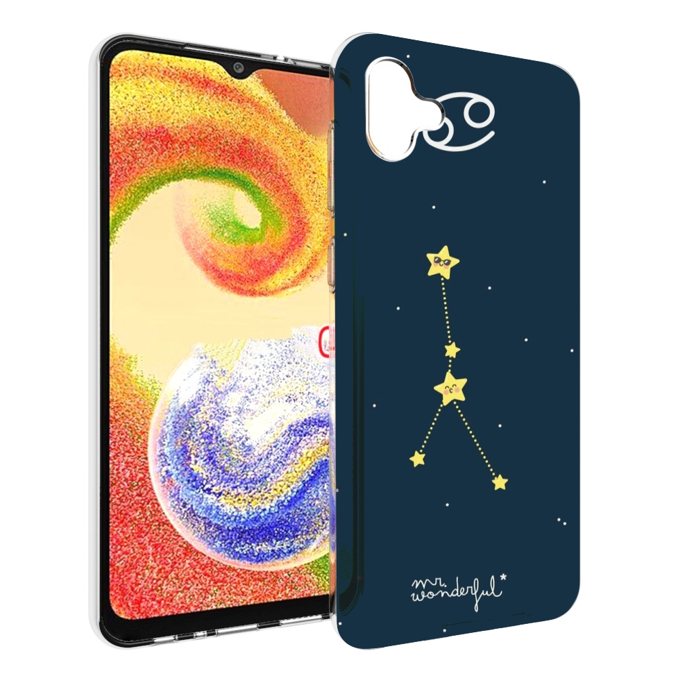 

Чехол MyPads знак-зодиака-рак-3 для Samsung Galaxy A04, Прозрачный, Tocco