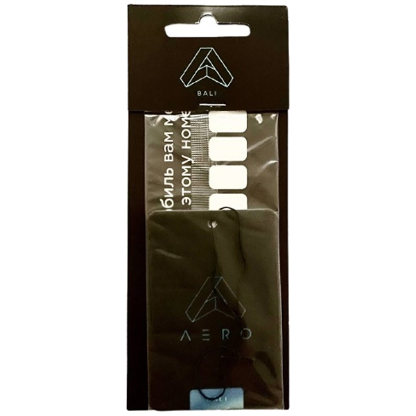 

AERO Картонный ароматизатор BALI к1