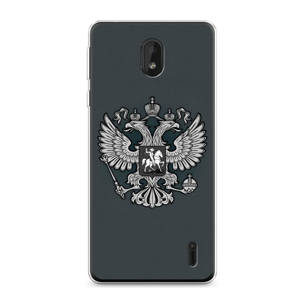 

Чехол Awog на Nokia 1 Plus / Нокиа 1 Plus "Герб России серый", 122750-5