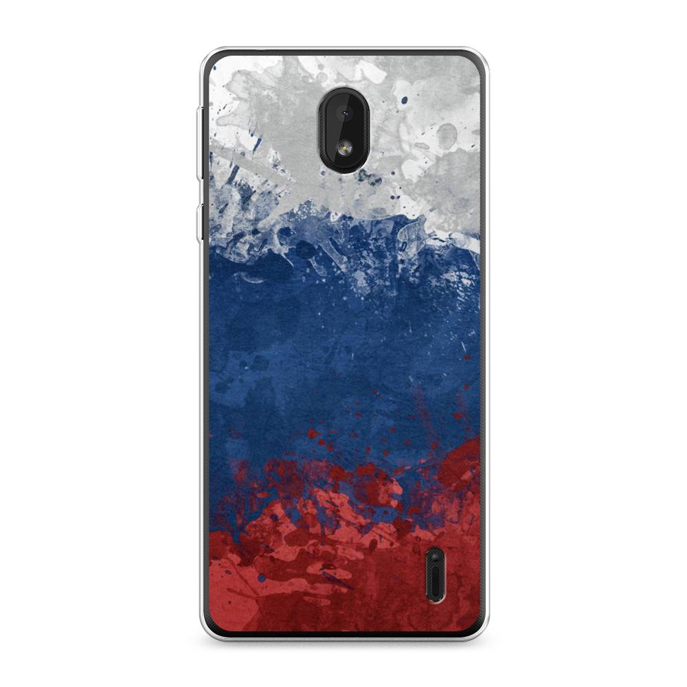 

Чехол Awog на Nokia 1 Plus / Нокиа 1 Plus "Флаг России неровный", 122750-5