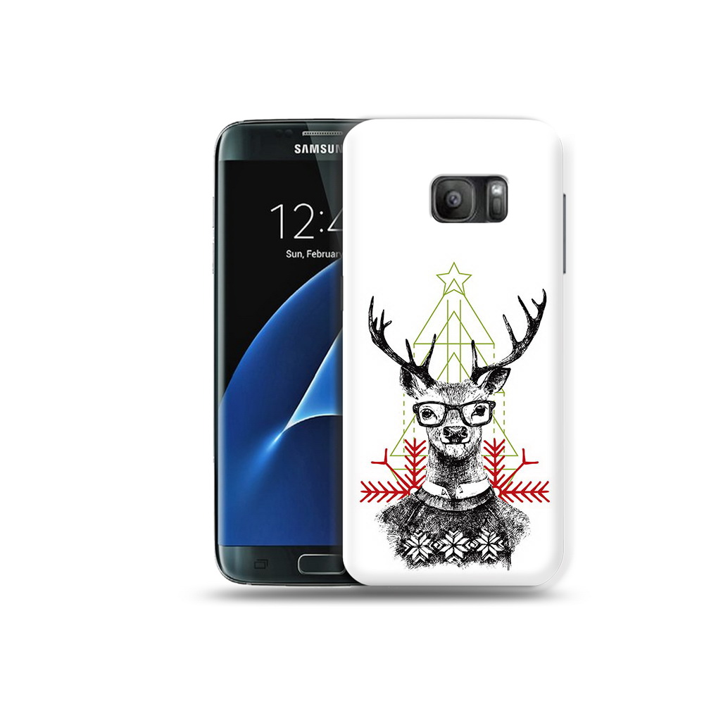 

Чехол MyPads Tocco для Samsung Galaxy S7 умный олень, Прозрачный, Tocco