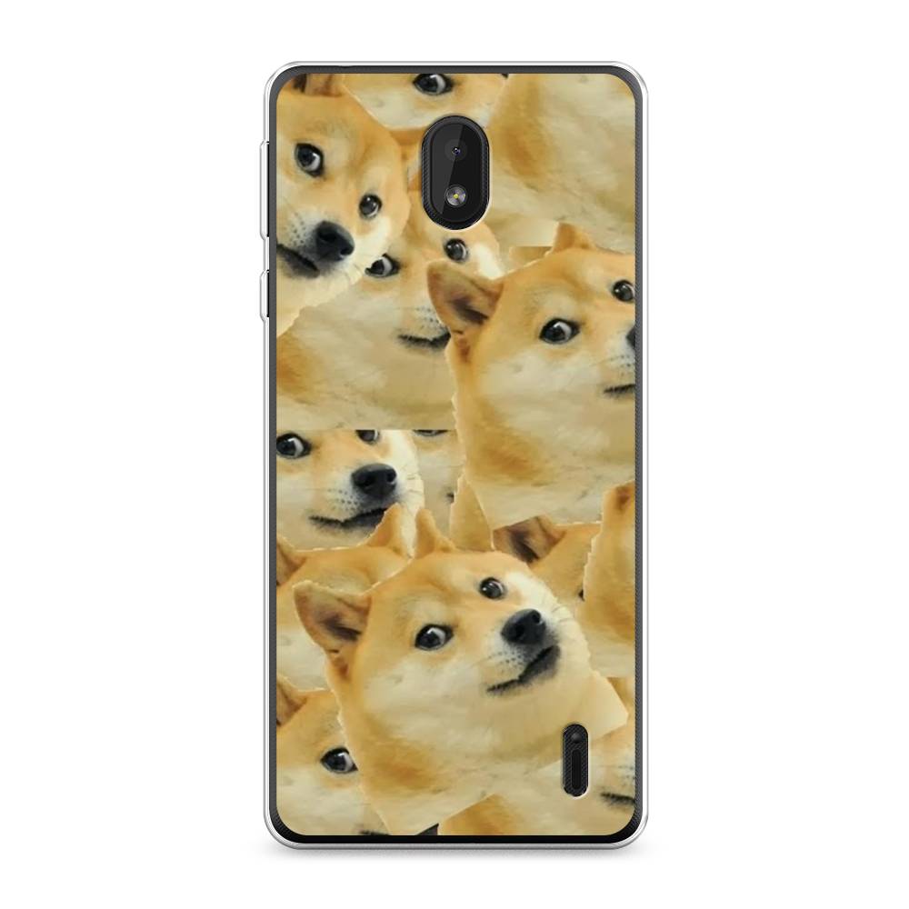 фото Чехол awog "собака-подозревака фон" для nokia 1 plus