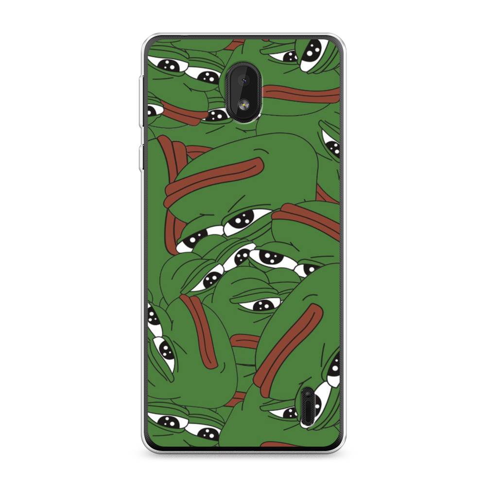 

Чехол Awog на Nokia 1 Plus / Нокиа 1 Plus "Печальный frog", 122750-9