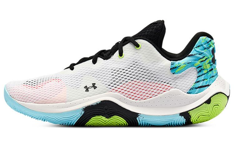 

Кроссовки унисекс Under Armour Spawn 4 Printed белые 40 EU, Белый, Spawn 4 Printed