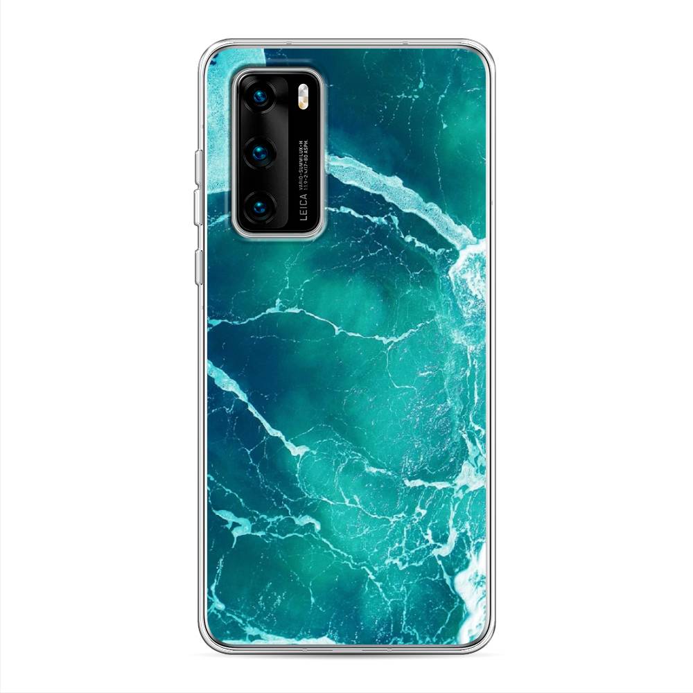 

Чехол Awog на Huawei P40 "Изумрудный океан", Голубой;синий, 610850-4