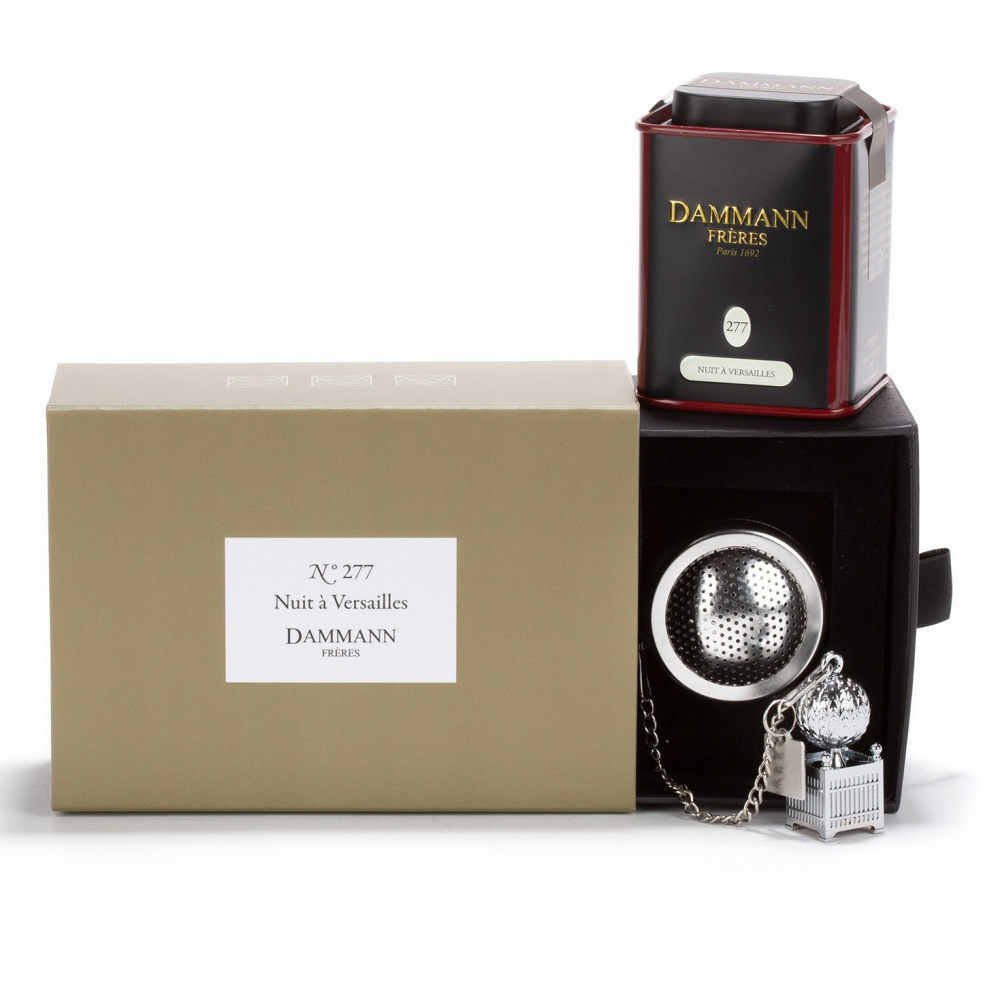 Подарочный набор Dammann Freres Coffret № 277, чай зеленый 30 гр, заварочный фильтр