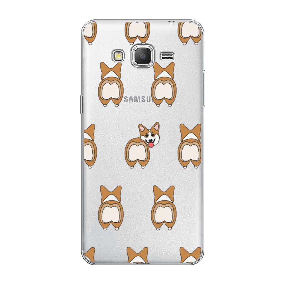 фото Чехол awog "милый корги фон" для samsung galaxy grand prime