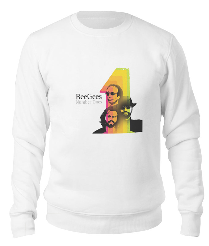 

Свитшот унисекс Printio Beegees \ биджис белый M, Beegees \ биджис
