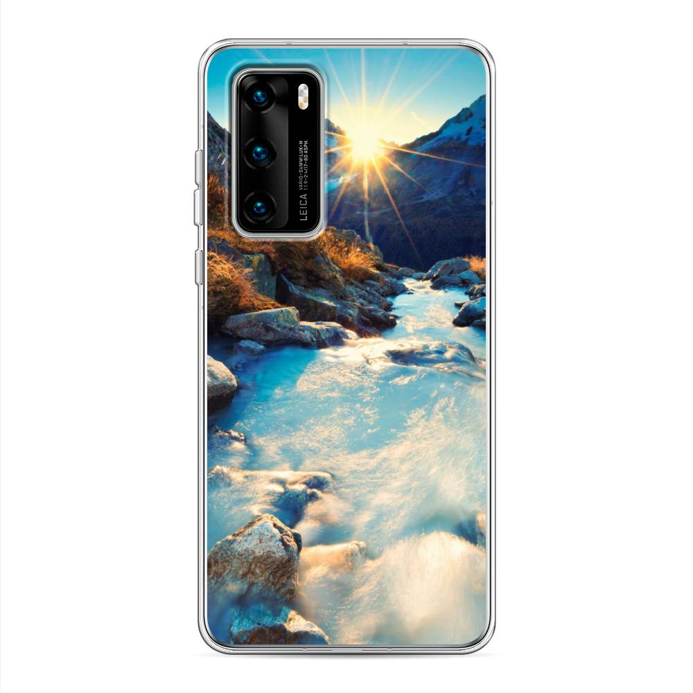 

Чехол Awog на Huawei P40 "Восход 7", Коричневый;белый;голубой, 610850-4