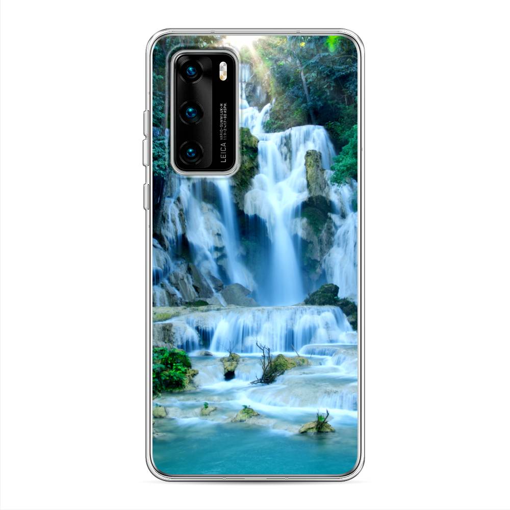

Чехол Awog на Huawei P40 "Водопад 8", Голубой;зеленый, 610850-4