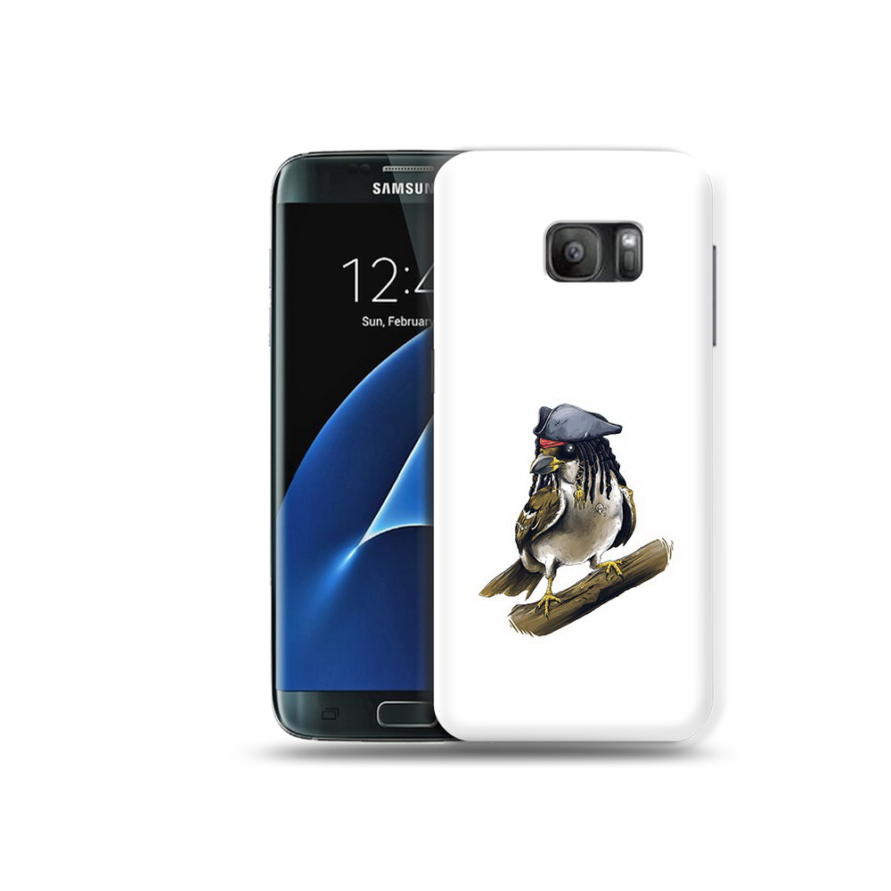 

Чехол MyPads Tocco для Samsung Galaxy S7 Джек воробей, Прозрачный, Tocco