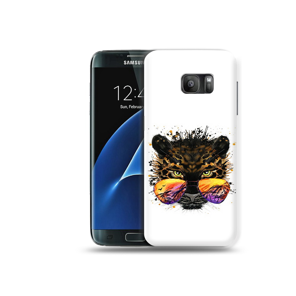 

Чехол MyPads Tocco для Samsung Galaxy S7 тропический леопард, Прозрачный, Tocco