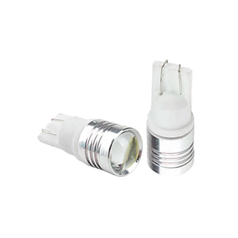 фото Лампа светодиодная t10 12v 1,5w "bg-group" (led with lens design a, white) (2 шт.)